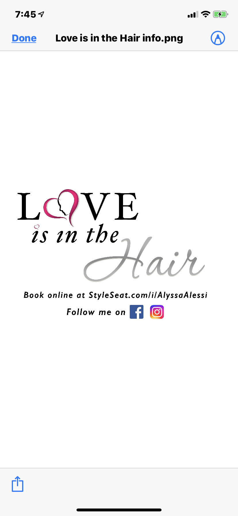 Love Is In The Hair logo
